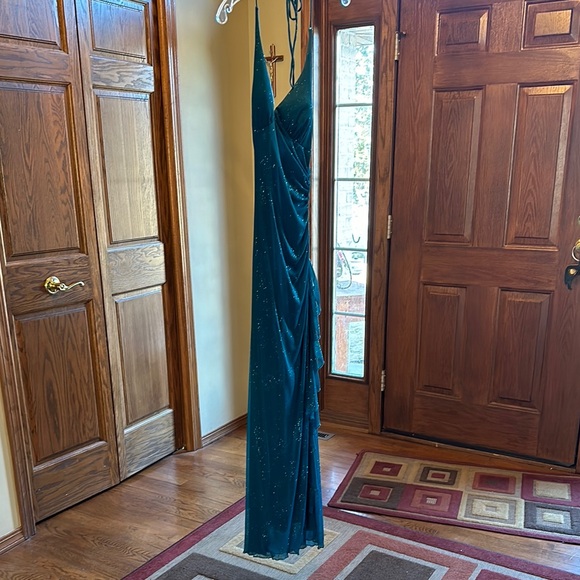 City Triangles Dresses & Skirts - Teal Sparkle Gown